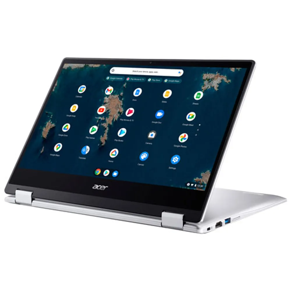 Acer Chromebook Spin 314 14" Touchscreen Chromebook - Silver (Intel Celeron N4500/128GB eMMC/8GB RAM)