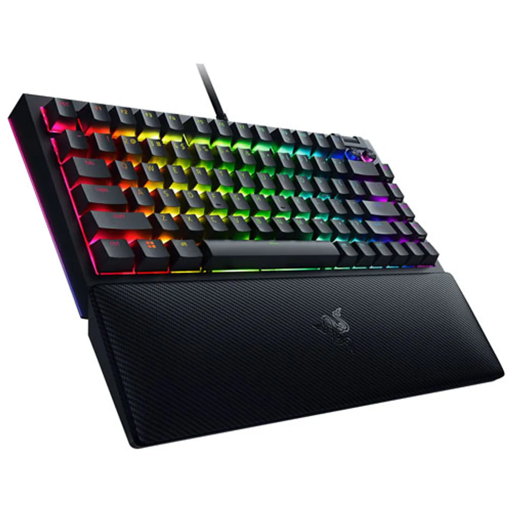 Clavier de jeu mécanique rétroéclairé avec fil BlackWidow V4 de Razer