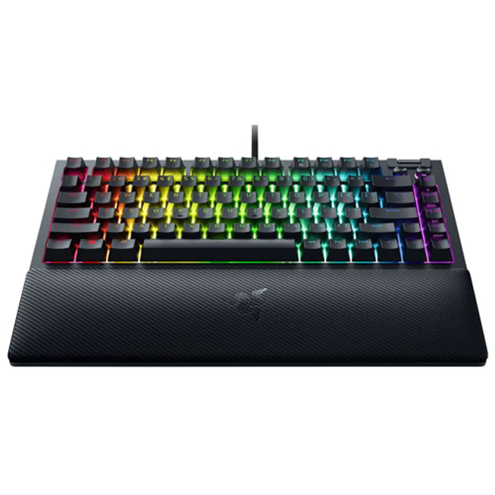 Clavier de jeu mécanique rétroéclairé avec fil BlackWidow V4 de Razer