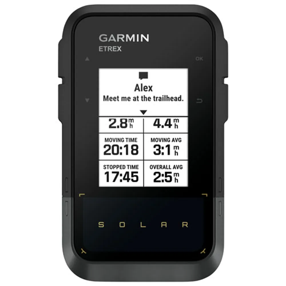 Garmin 2.2" eTrex Solar Handheld GPS (010-02782-00)