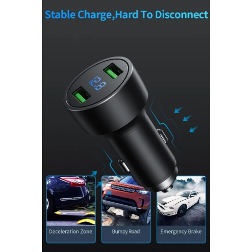 Best Buy: Anker PowerDrive+ 6ft USB-C Cable Dual USB Car Charger