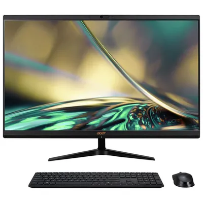 Acer 27" All-In-One PC (Intel Core i5-1235U /512GB SSD/16GB RAM/Windows 11) - English