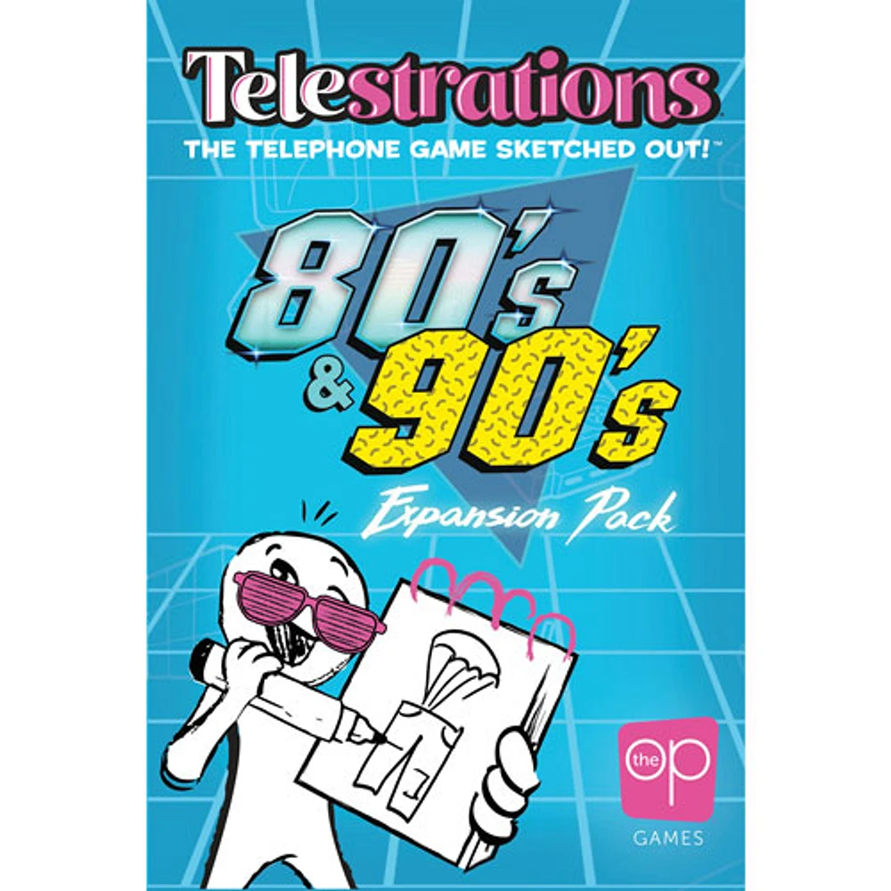 Telestrations 80s & 90s Expansion Pack Card Game - English