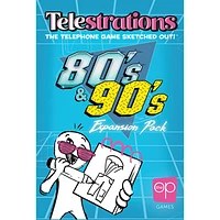 Telestrations 80s & 90s Expansion Pack Card Game - English