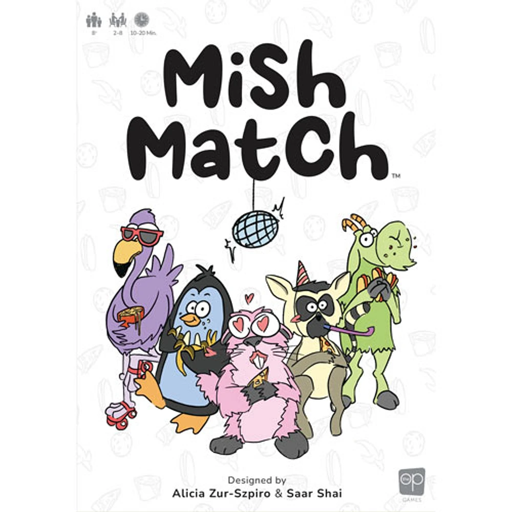 Mish Match Card Game - English