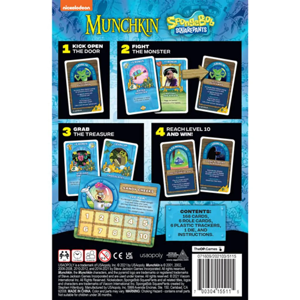 Munchkin: SpongeBob SquarePants Card Game - English