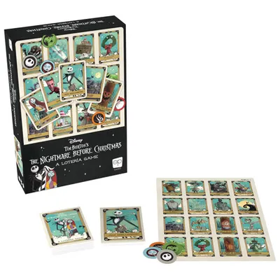 Disney Tim Burton’s The Nightmare Before Christmas: A Loteria Board Game - English