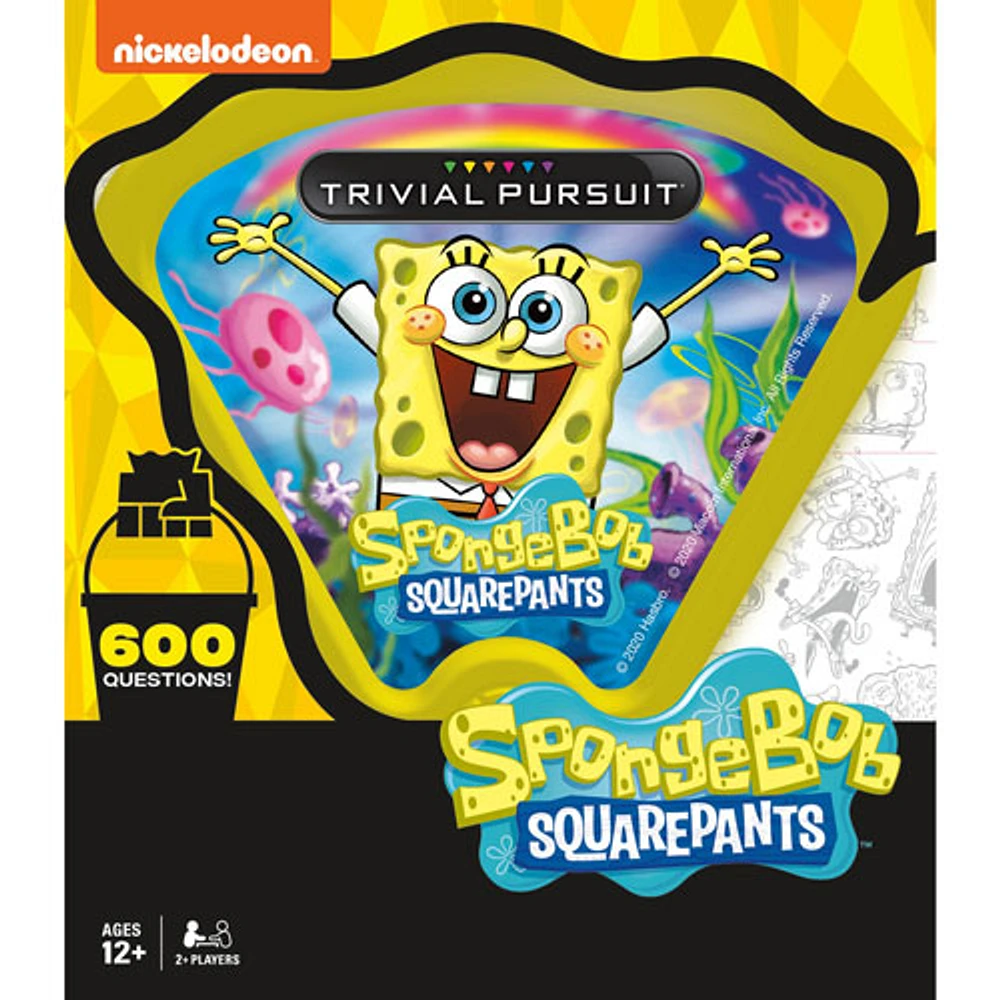 TRIVIAL PURSUIT: SpongeBob SquarePants Card Game - English