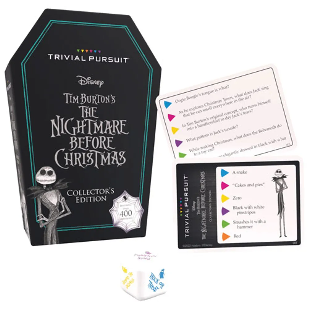 Trivial Pursuit: Tim Burton The Nightmare Before Christmas Card Game - English