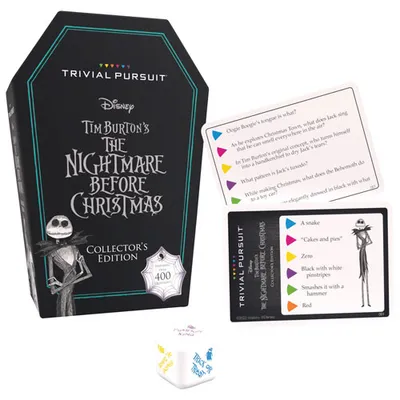 Trivial Pursuit: Tim Burton The Nightmare Before Christmas Card Game - English