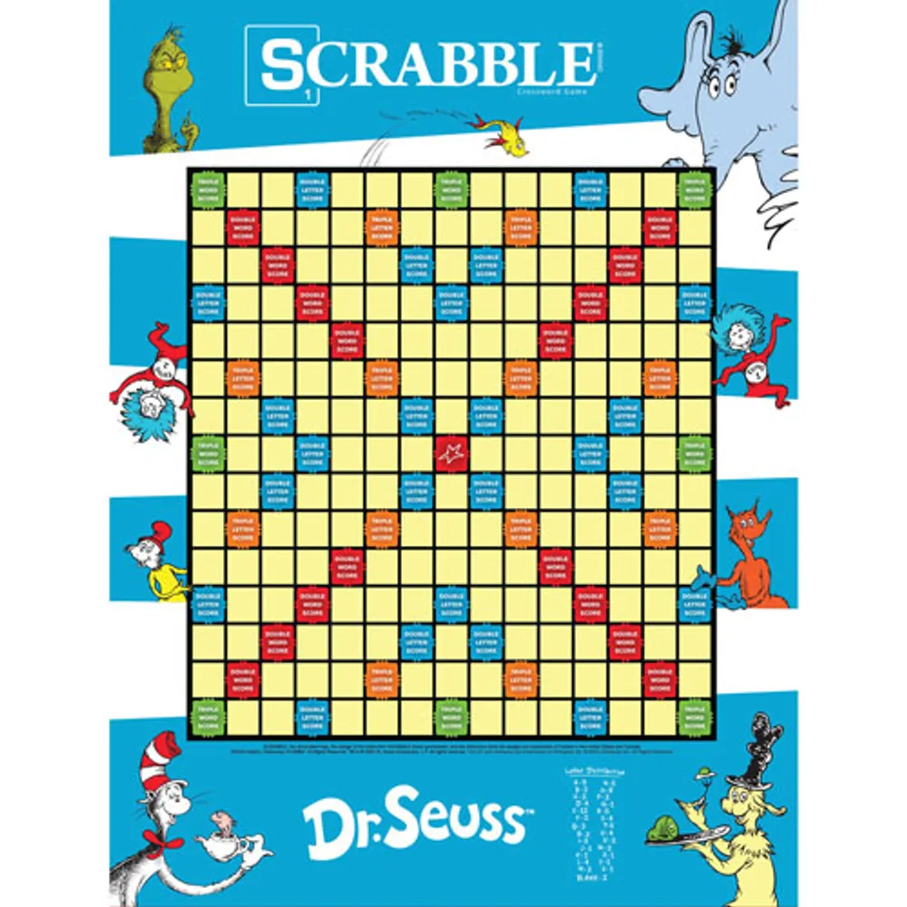 Scrabble: Dr. Seuss Board Game - English