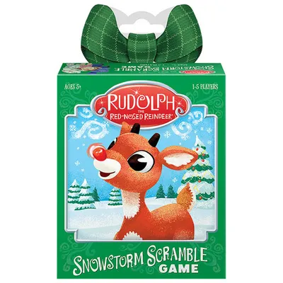 Rudolph The Red-Nosed Reindeer: Snowstorm Scramble Card Game - English