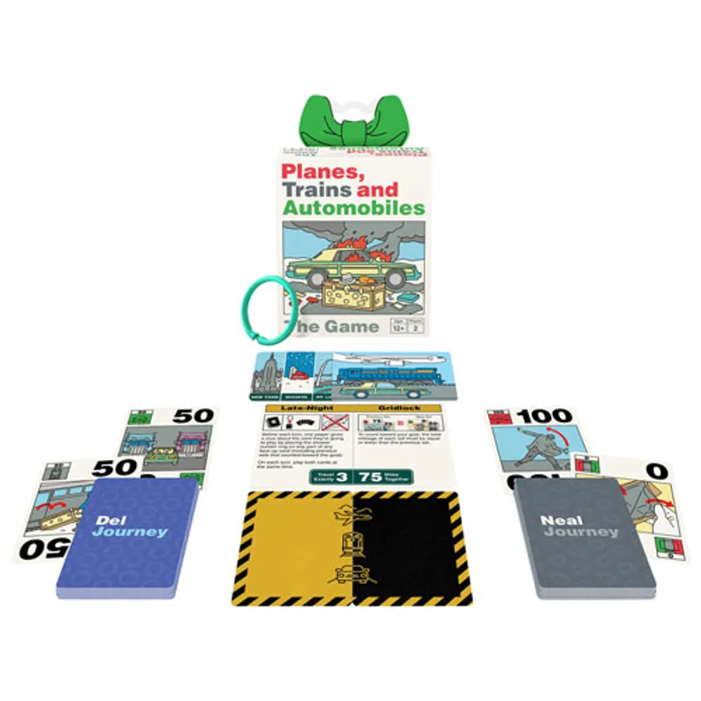 Planes, Trains and Automobiles Card Game - English