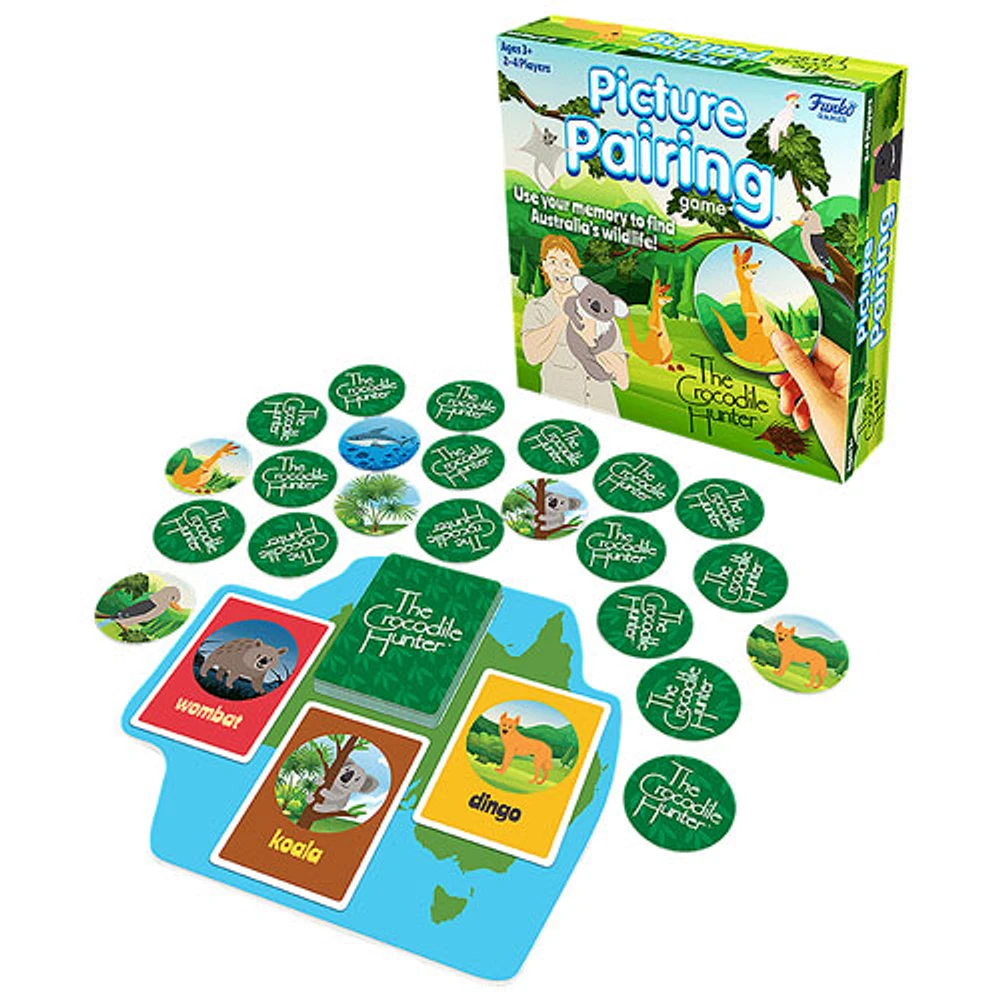 Picture Pairing: The Crocodile Hunter Board Game - English