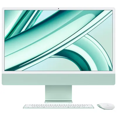 Apple iMac 24" (Fall 2023) - (Apple M3 Chip / -Core GPU / 256GB SSD / 8GB RAM