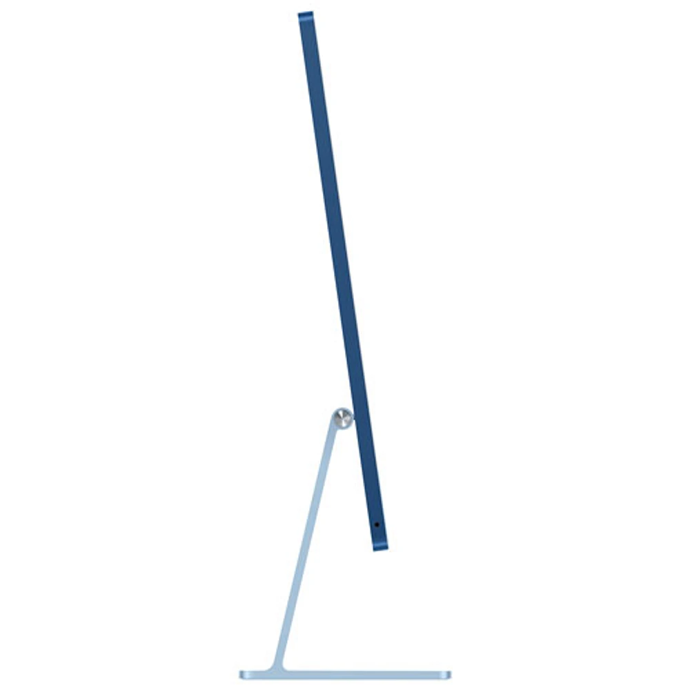 iMac de 24 po d'Apple (automne 2023) - Bleu (puce M3 d'Apple/processeur graphique 8 coeurs/SSD Go/RAM 8 Go