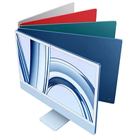 iMac de 24 po d'Apple (automne 2023) - Rose (puce M3 d'Apple/processeur graphique à 8 coeurs/SSD 256 Go/RAM 8 Go) - Français