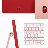 iMac de 24 po d'Apple (automne 2023) - Rose (puce M3 d'Apple/processeur graphique à 8 coeurs/SSD 256 Go/RAM 8 Go) - Français