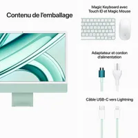 Apple iMac 24" (Fall 2023) - (Apple M3 Chip / 10-Core GPU / 512GB SSD / 8GB RAM