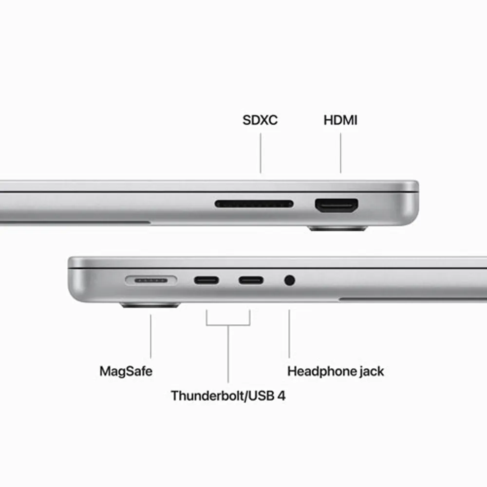 Apple MacBook Pro 14.2" (Fall 2023) - Silver (Apple M3 / 512GB SSD / 8GB RAM