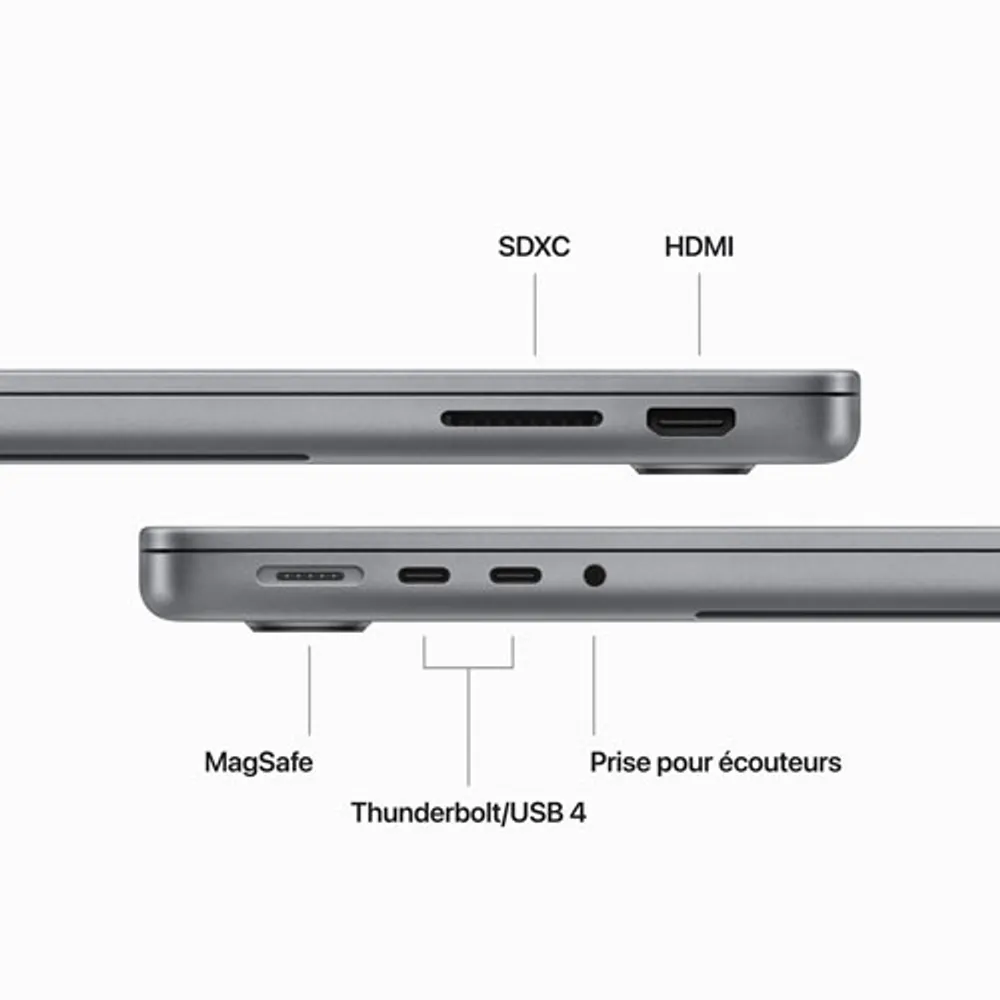 Apple MacBook Pro 14.2" (Fall 2023) - Space Grey (Apple M3/ 512GB SSD / 8GB RAM