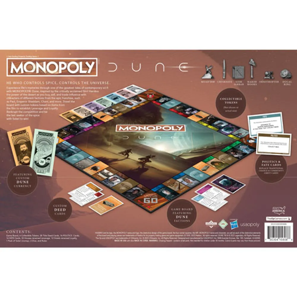 Monopoly: Jeu de société Dune - Anglais