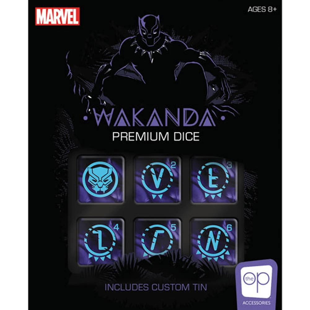 Marvel Black Panther Premium Dice Set