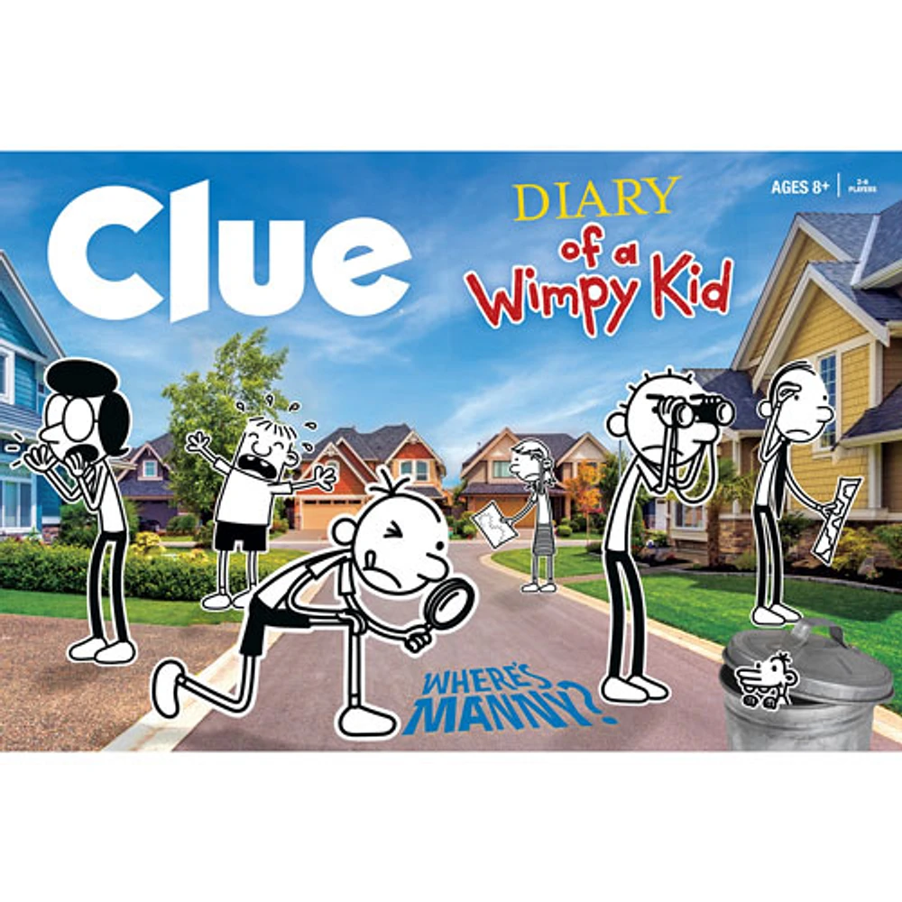 Clue: Diary of a Wimpy Kid Board Game - English