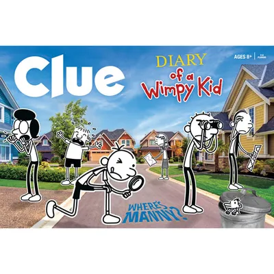 Clue: Diary of a Wimpy Kid Board Game - English