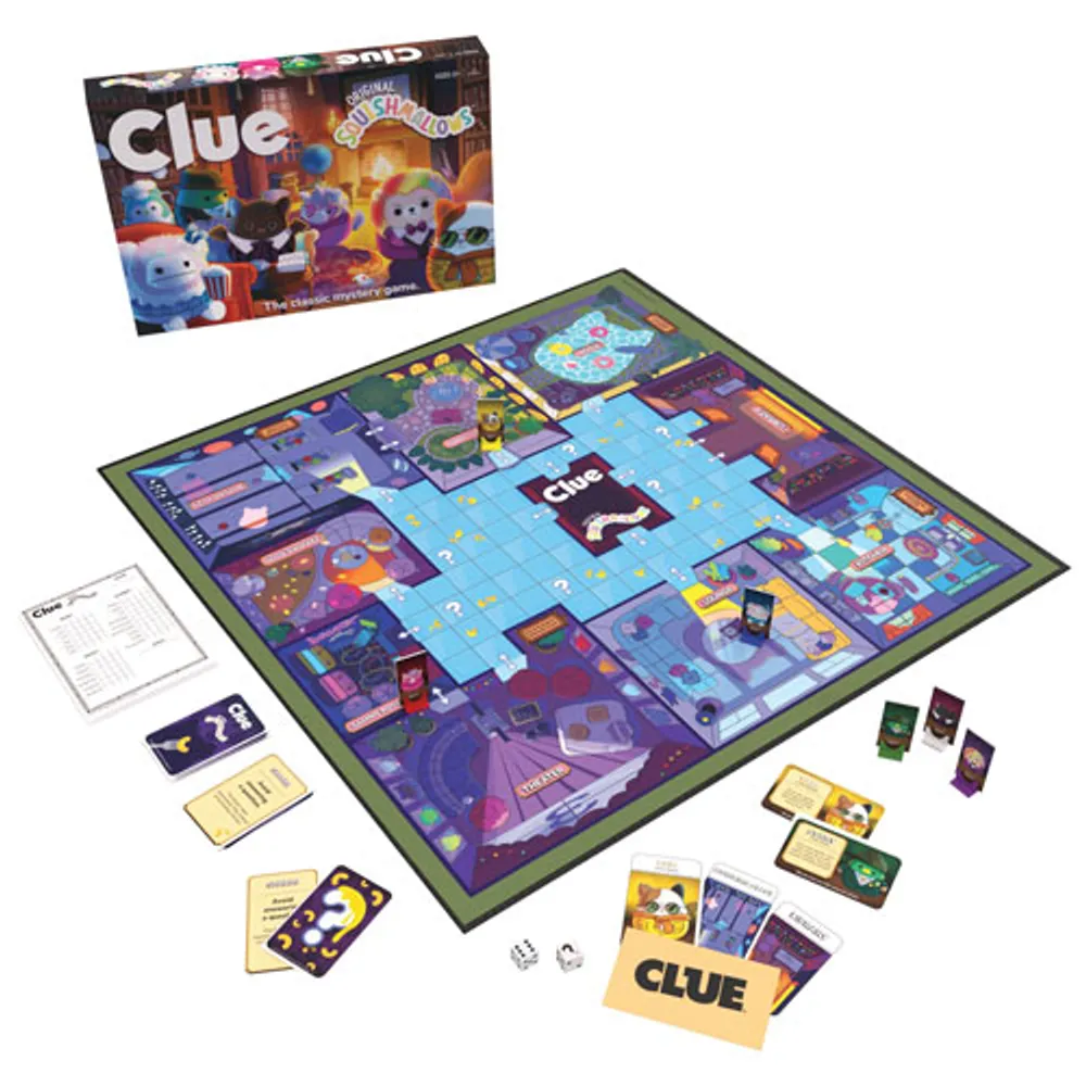 Clue: Squishmallows Board Game - English