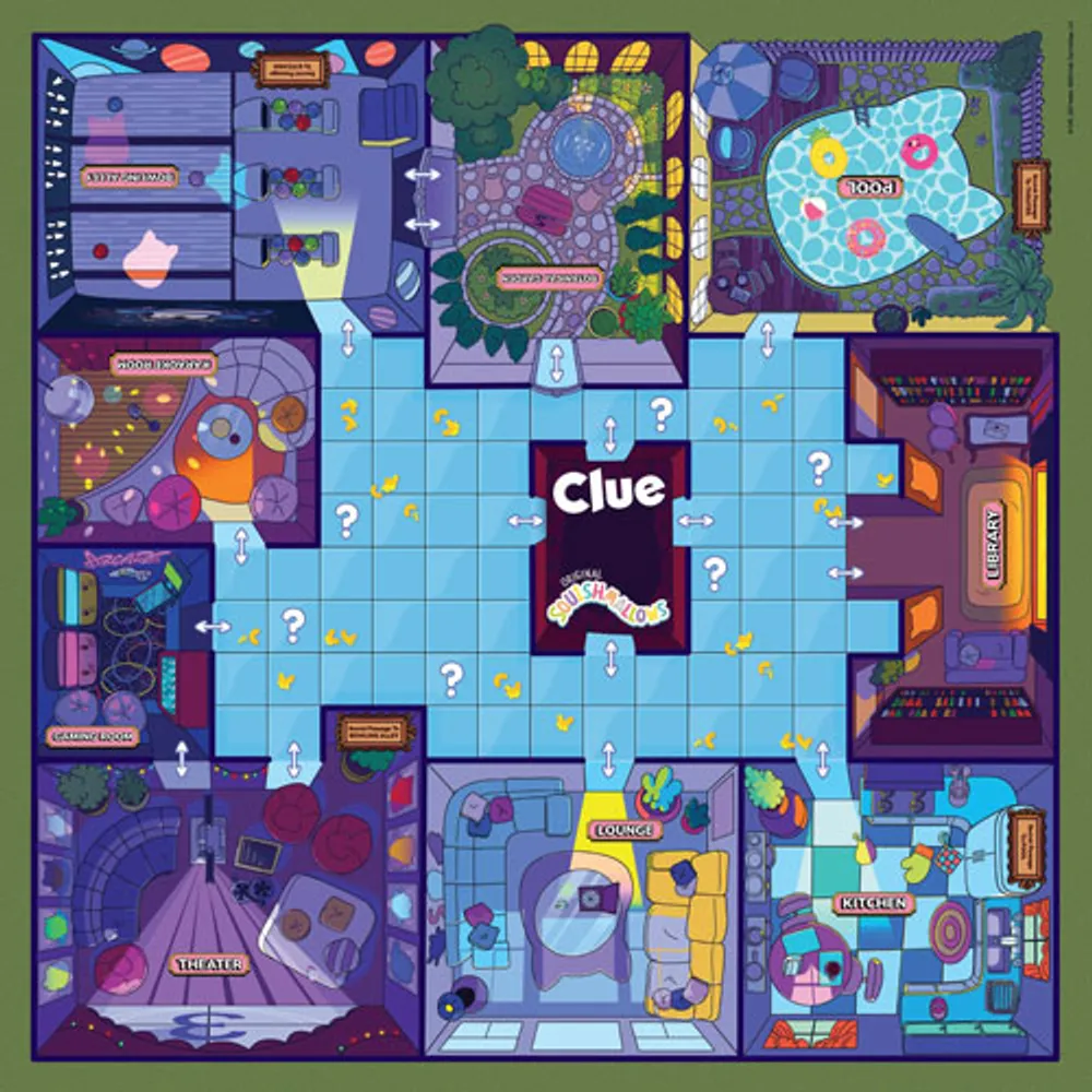 Clue: Squishmallows Board Game - English