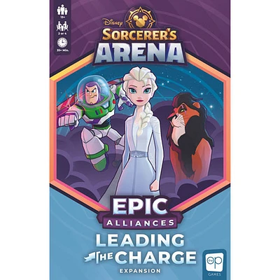 Protège-cartes Disney Sorcerer's Arena: Extension de jeu de cartes Epic Alliances Leading the Charge - Anglais