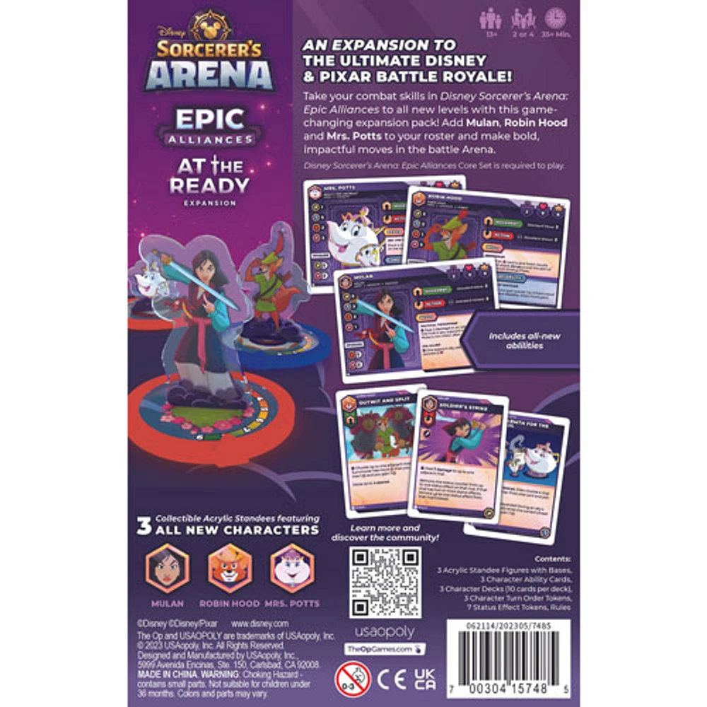 Disney Sorcerer's Arena: Epic Alliances At The Ready (Extension de jeu de cartes) - Anglais