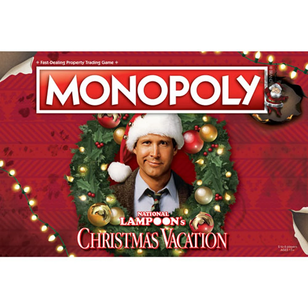 Monopoly: National Lampoon's Christmas Vacation Board Game - English