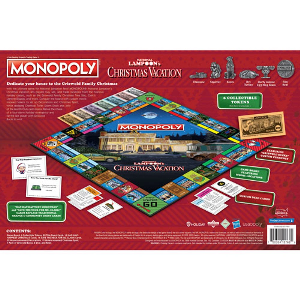 Monopoly: National Lampoon's Christmas Vacation Board Game - English