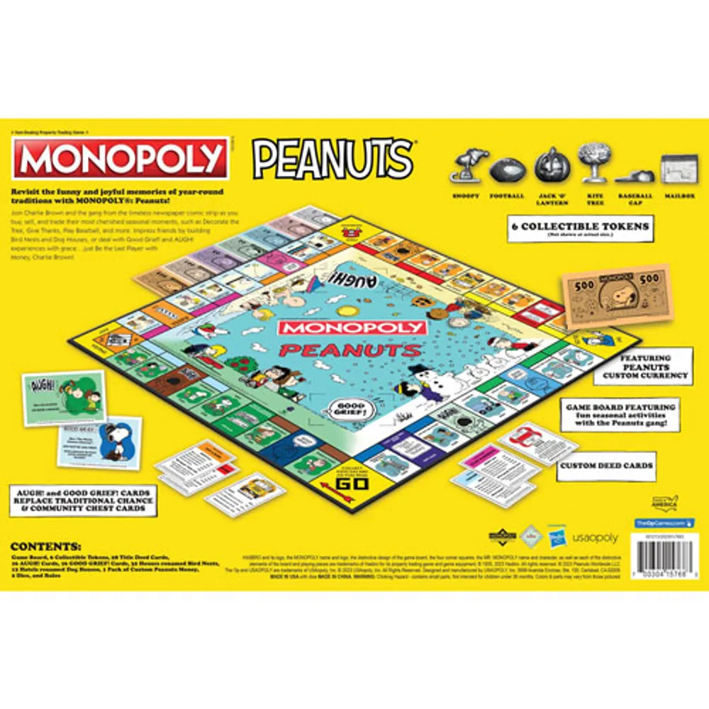 Monopoly: Peanuts Board Game - English