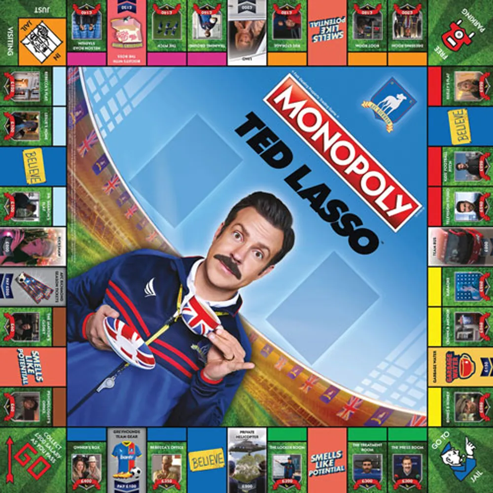 Monopoly: Jeu de société Ted Lasso - Anglais