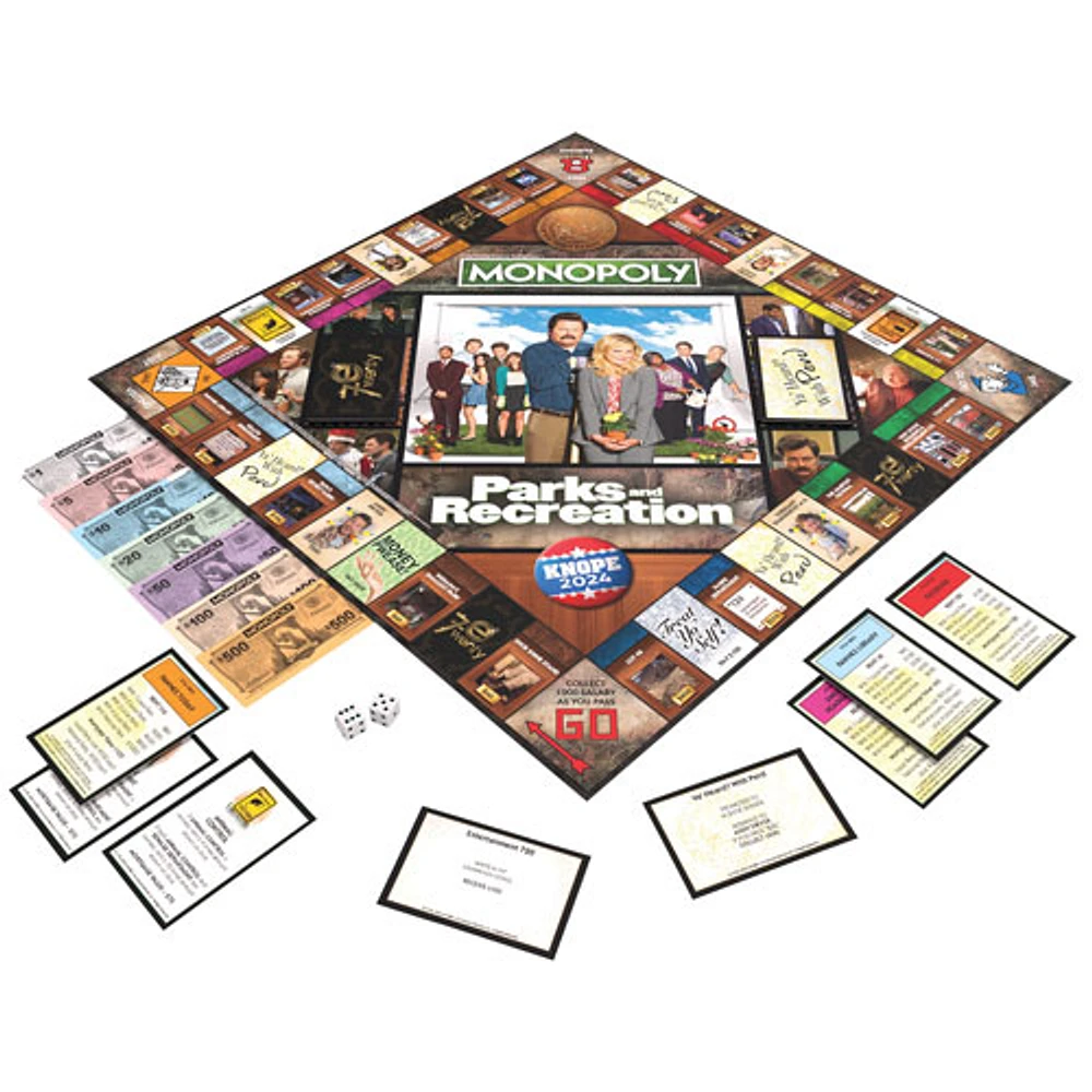 Jeu de société Monopoly: Jeu de société Parks and Recreation - Anglais