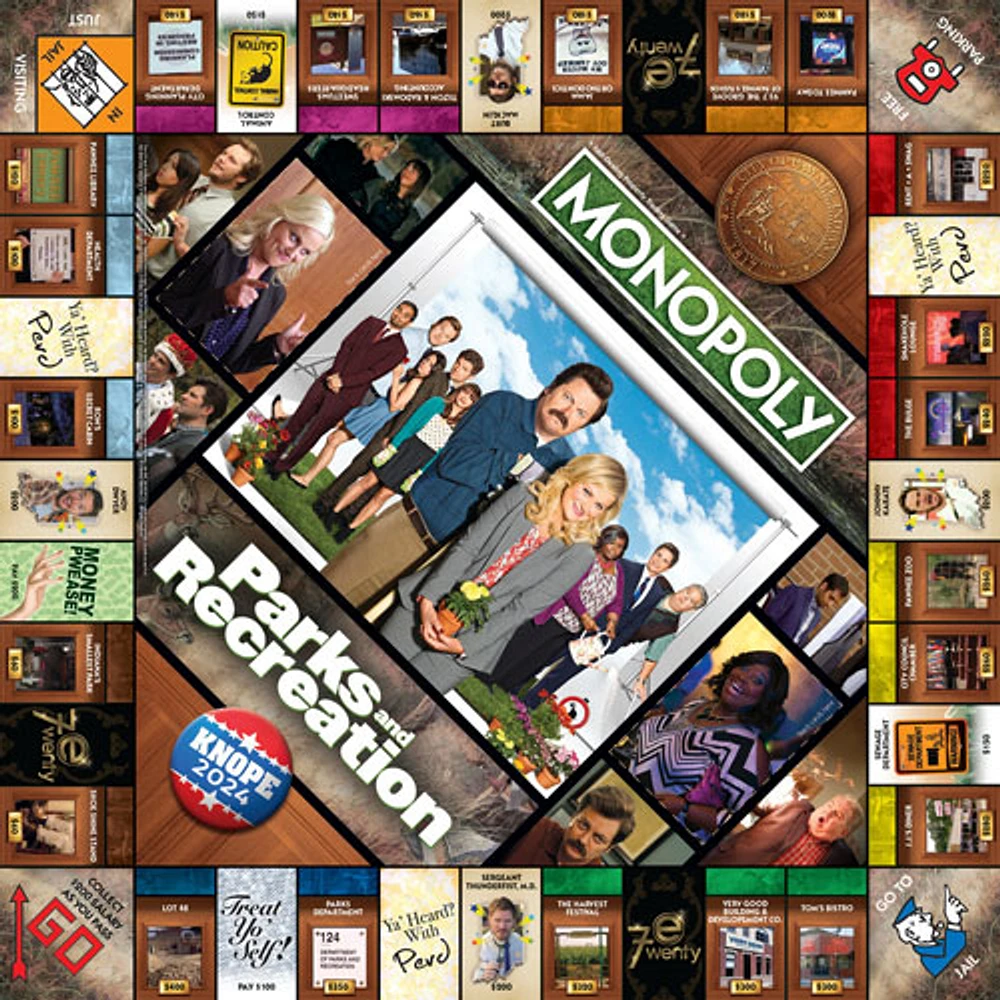 Jeu de société Monopoly: Jeu de société Parks and Recreation - Anglais