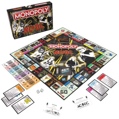 Monopoly: AC/DC Board Game - English