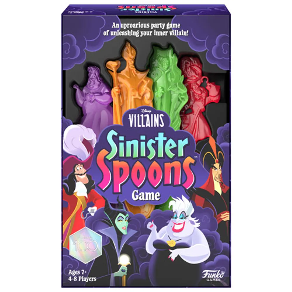 Disney Villians: Sinister Spoons Game - English