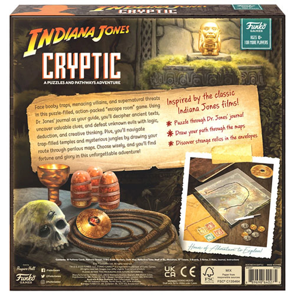 Indiana Jones: Cryptic Board Game - English