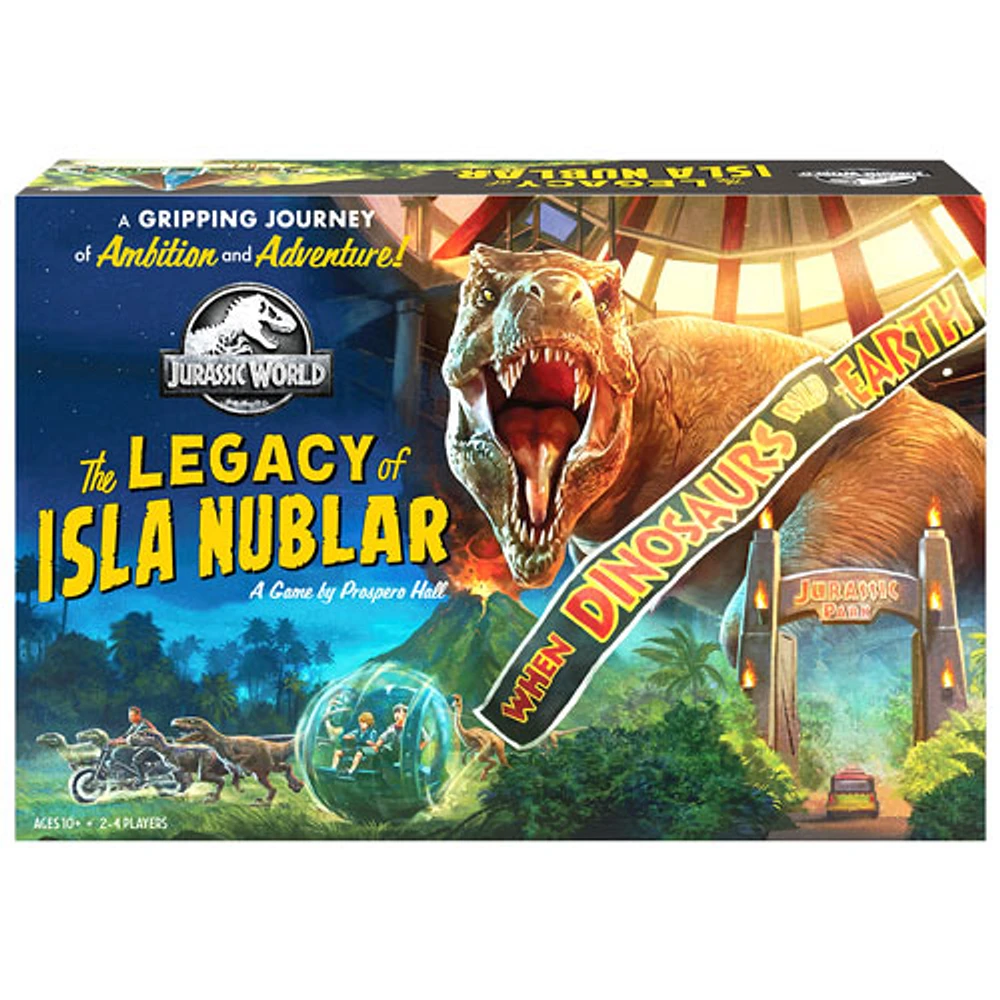 Jurassic World: The Legacy Of Isla Nublar Board Game - English