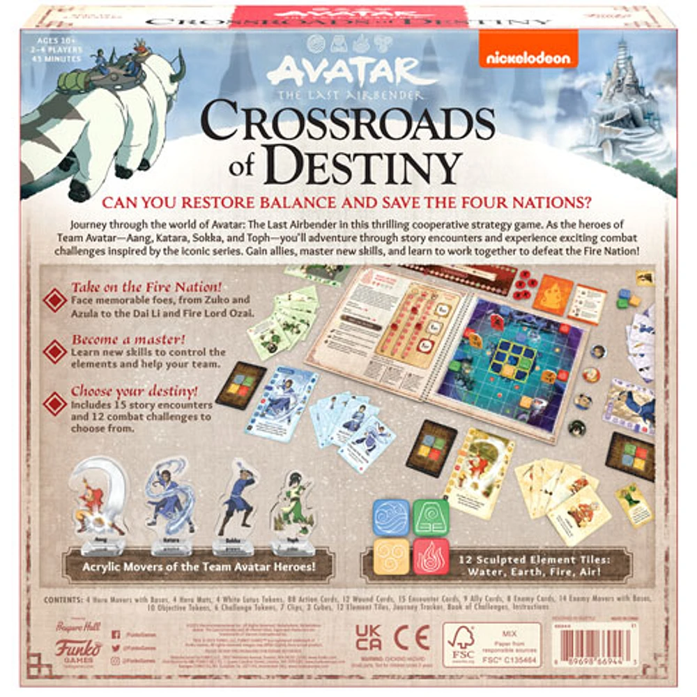 Avatar: The Last Airbender Crossroads of Destiny Board Game - English