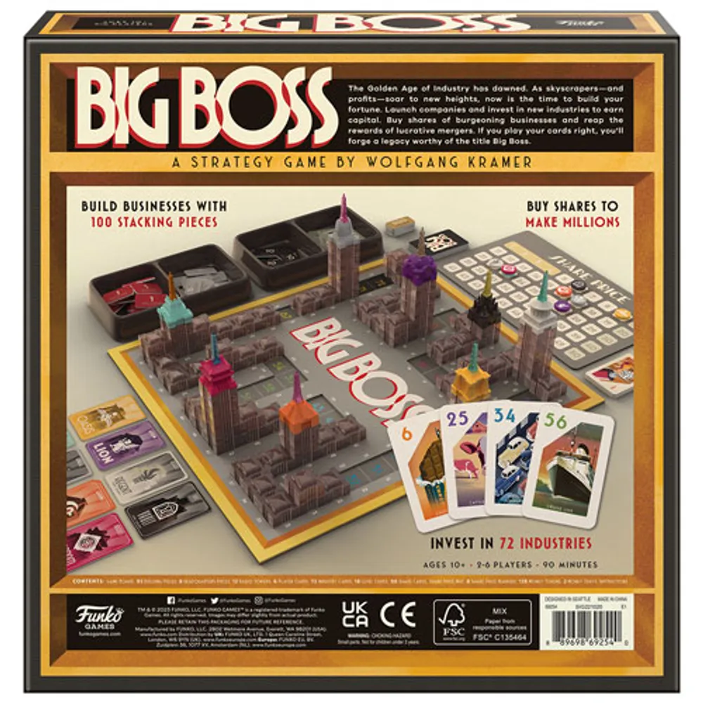 Big Boss Board Game - English