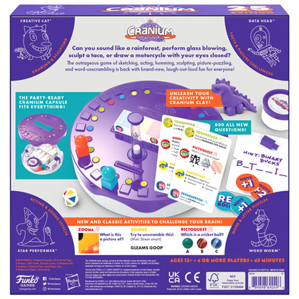 Cranium: 25th Anniversary Edition Board Game - English