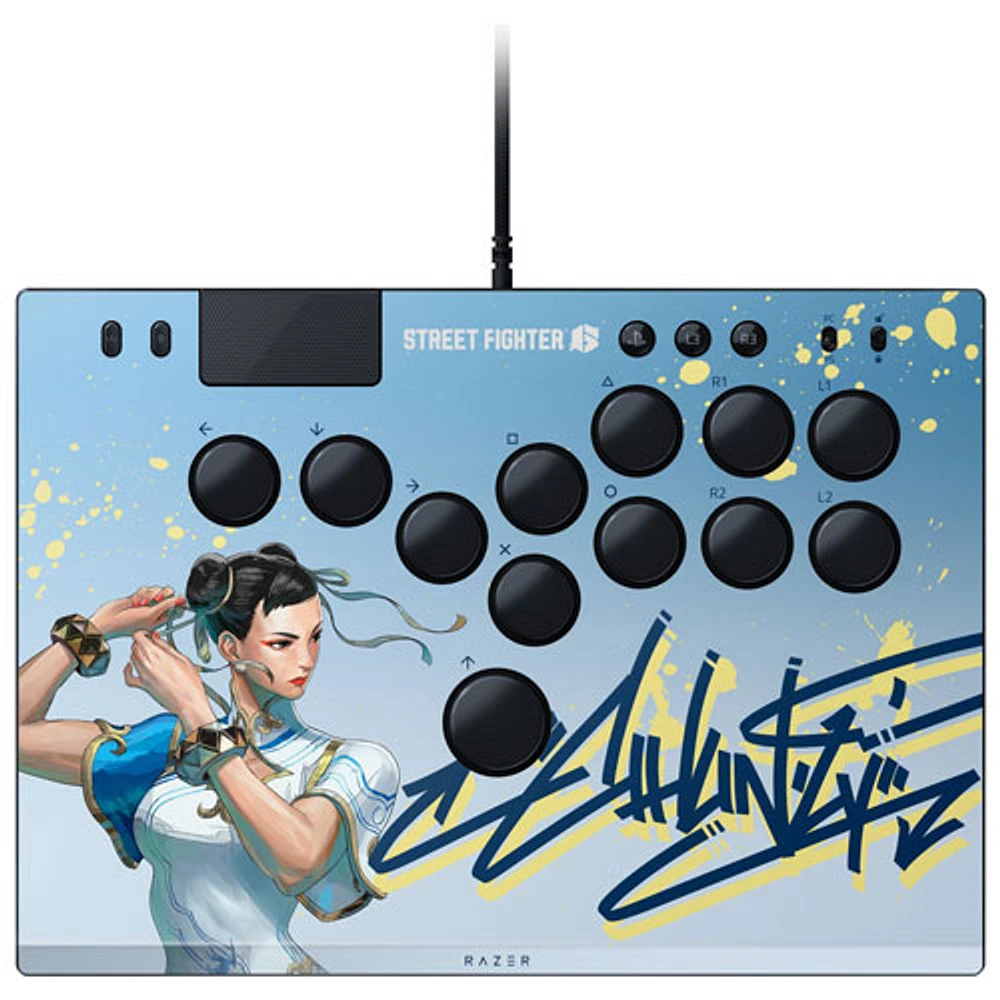 Razer Kitsune Street Fighter 6 Chun-Li Edition All-Button Optical Wired Gamepad for PS5 and PC