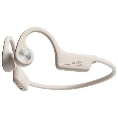 Casque d'écoute B2 Bluetooth à conduction osseuse de Sudio Audio - Blanc