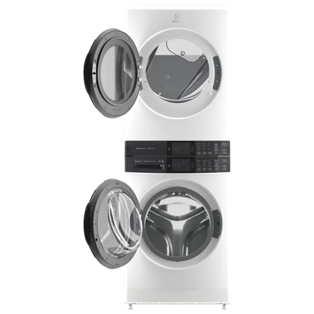 Electrolux 5.2 Cu. Ft. Front Load Electric Washer & Dryer Laundry Centre (ELTE760CAW) - White