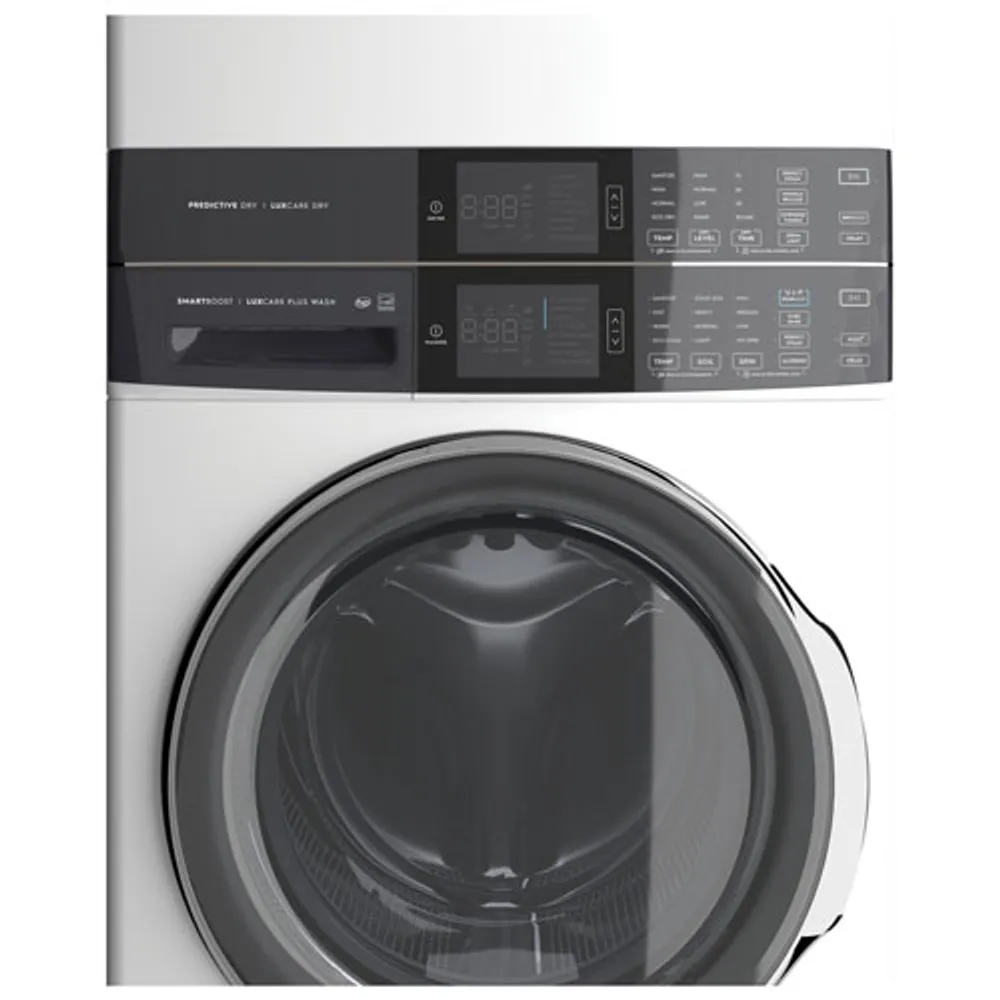 Electrolux 5.2 Cu. Ft. Front Load Electric Washer & Dryer Laundry Centre (ELTE760CAW) - White